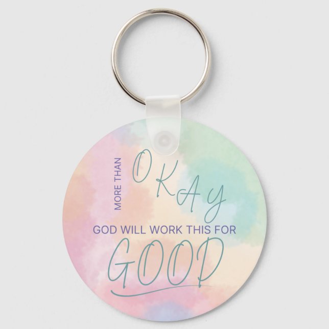 Chaveiro God Works All Things for Good Keychain (Frente)
