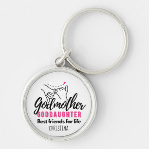 Chaveiro Godchild Gift - A Madrinha dos Melhores Amigos da 