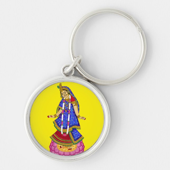 Chaveiro Goddess Radha Keychain (Frente)