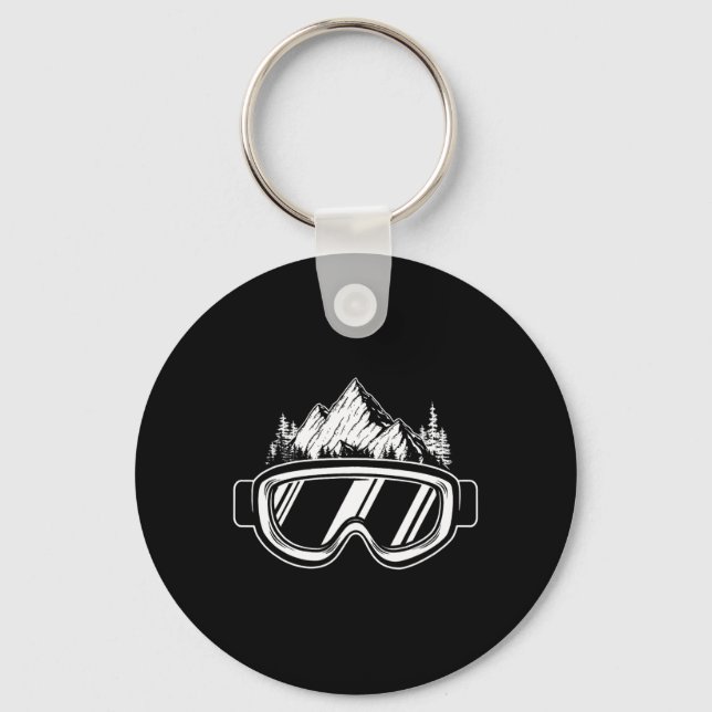 Chaveiro Gogles de Snowboard - Competição Wintersport Snowb (Frente)