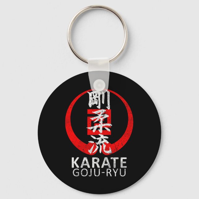 Chaveiro Goju Ryu Karate Símbolo Kanji Japão Arte Marcial V (Frente)