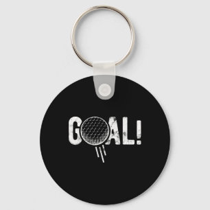 Chaveiro Gol de Futebol Engraçado Golfe Quatro Piada