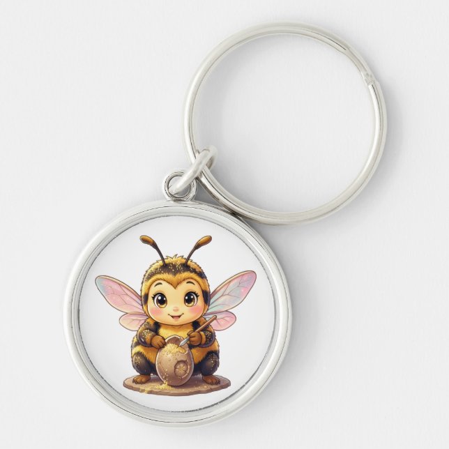 Chaveiro Golden Bumblebee in Bloom Dance.10 (Frente)