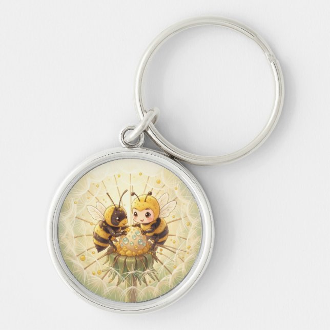 Chaveiro Golden Bumblebee in Bloom Dance.5 (Frente)