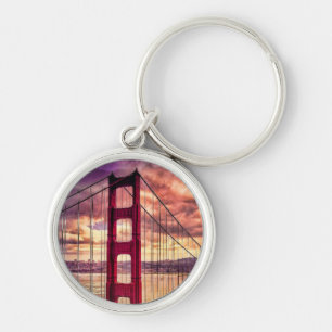Chaveiro Golden gate bridge em San Francisco, Califórnia