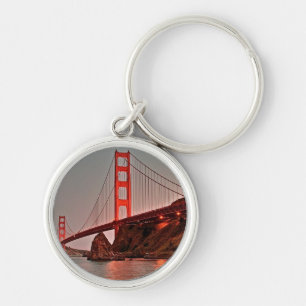 Chaveiro Golden gate bridge em Sun para baixo
