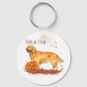 Chaveiro Golden Retriever Halloween