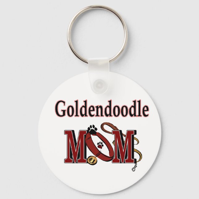 Chaveiro Goldendoodle Mamãe Dons (Frente)