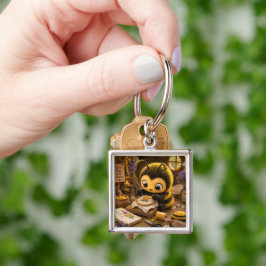 Chaveiro Goldene Hummel im Blütentanz.11