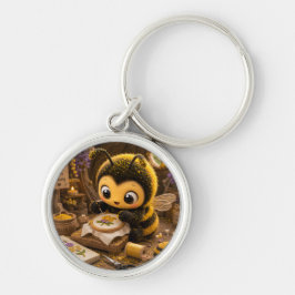 Chaveiro Goldene Hummel im Blütentanz.11