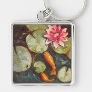 Chaveiro Goldfish Koi Pond Water Lily