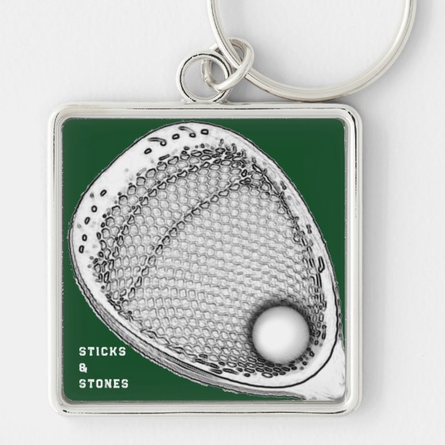 Chaveiro Goleiro de Lacrosse (Frente)