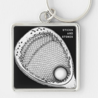 Chaveiro Goleiro de Lacrosse