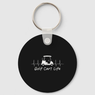 Chaveiro Golf Carrinho, Piada Engraçada Parody Golfer Co