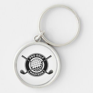 Chaveiro Golf de Nome e Texto Personalizado