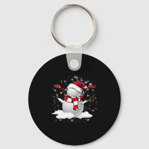 Chaveiro Golf Snowman no feriado de Natal