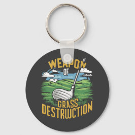 Chaveiro Golf Weapon of Grass Destruction Art