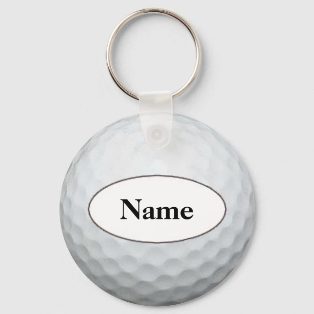 Chaveiro golfe com seu nome nele (Frente)