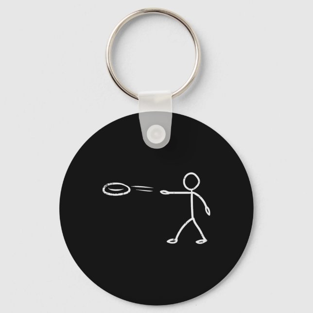 Chaveiro Golfe de Disco Frisbee Engraçado Frolf Homens Mulh (Frente)
