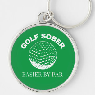Chaveiro Golfe Engraçado Mais Fácil Por Par Golfing Cote 