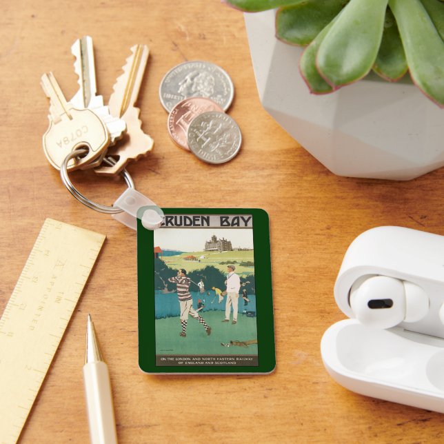 Chaveiro Golfe Esportivo Vintage na Escócia, Golfistas (Mesa)