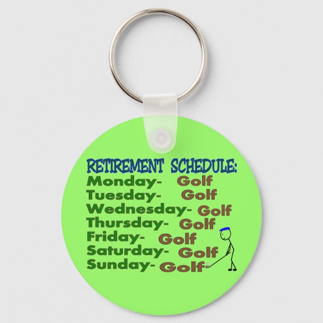 Chaveiro GOLFER de Agendamento de Reforma (Frente)