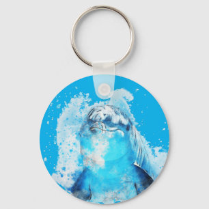 Chaveiro Golfinho azul