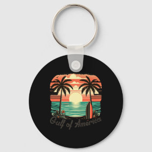 Chaveiro Golfo Da América Americana Vintage Beach Americas 
