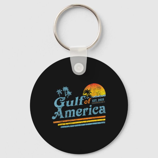 Chaveiro Golfo De Bandeira Americano 2025 (Frente)