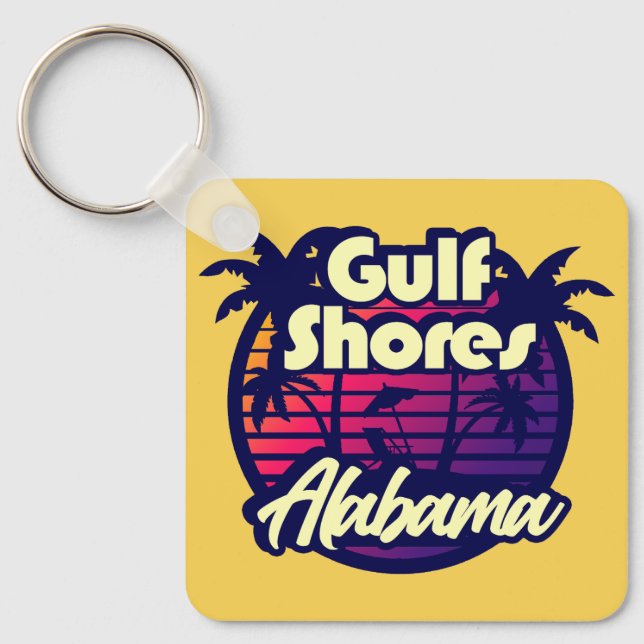 Chaveiro Golfo do Sul Alabama (Frente)