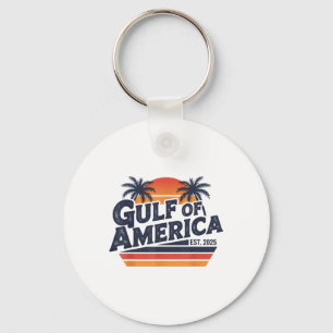 Chaveiro Golfo Dos Eua América 2025 Vintage Retro-American