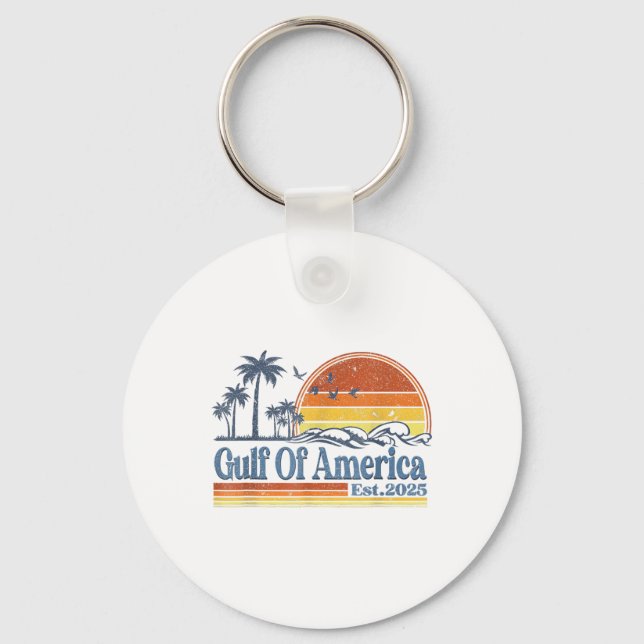 Chaveiro Golfo Dos Eua Camisa Retrospectiva Golfe Da Améric (Frente)