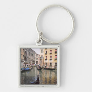 Chaveiro Gôndola em um canal, Veneza, Italia
