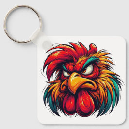 Chaveiro "Goober Furious Rooster" Double Sided Aluminum 