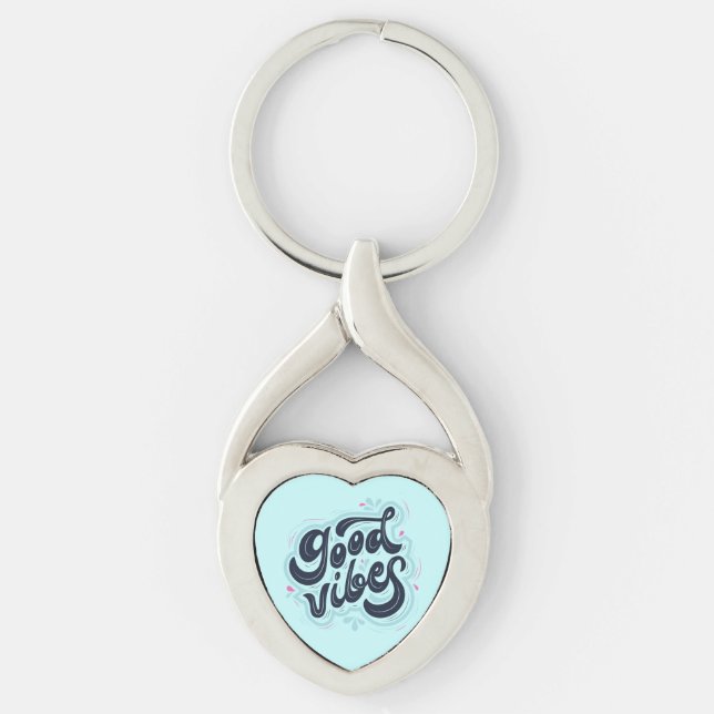 Chaveiro Good Vibes Keychain (Frente)