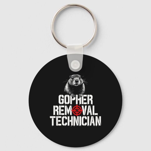 Chaveiro Gopher Caça Trip Gopher Fornece Gopher (Frente)
