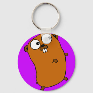 Chaveiro Gopher customizável bonito