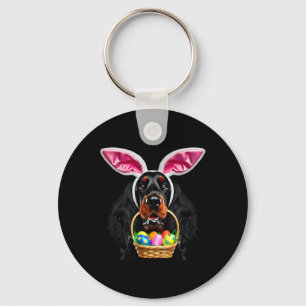 Chaveiro Gordon Setter Cachorro Orelhas de Coelho Fofo Caça