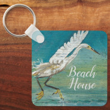 Gorgeous Egret Coastal Bird Art
