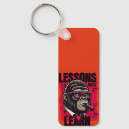 Chaveiro Gorilla Boss Lessons Learn Keychain