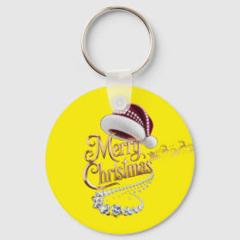 Chaveiro Gorro de Natal fofo