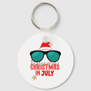 Chaveiro Gorro de Papai Noel Natal em Julho Sungles Vibraçõ