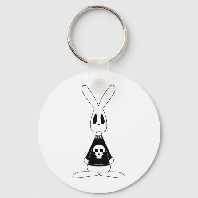 Chaveiro Gothic Bunny Lucien (Frente)