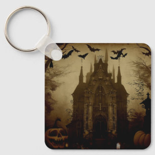 Chaveiro Gótico/Halloween/outono/abóbora