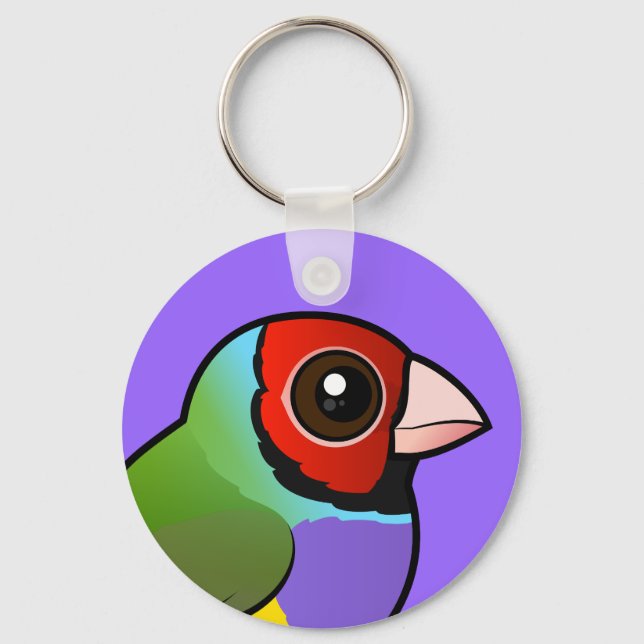 Chaveiro Gouldian Finch (Frente)