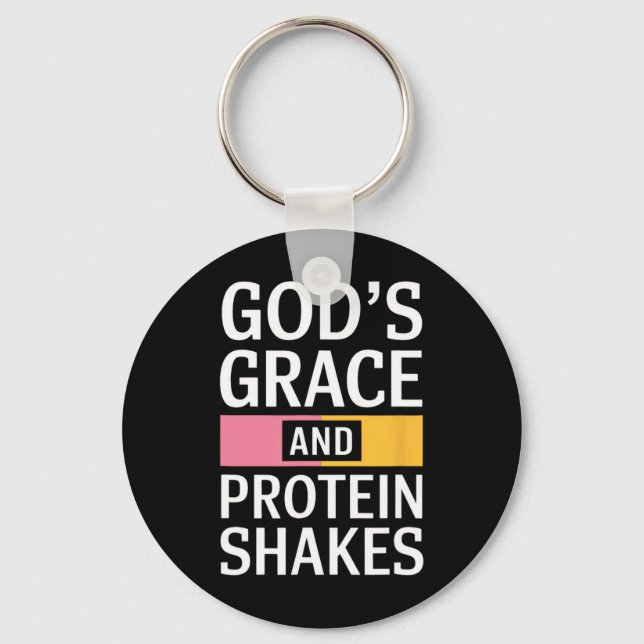 Chaveiro Graça e proteína de Deus - cristão (Frente)