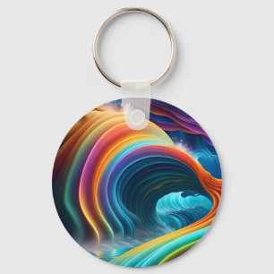Chaveiro Graceful Bright Rainbow Waterfall