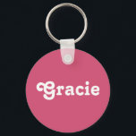 Chaveiro Gracie de cadeia de teclas<br><div class="desc">Gracie de cadeia de teclas</div>