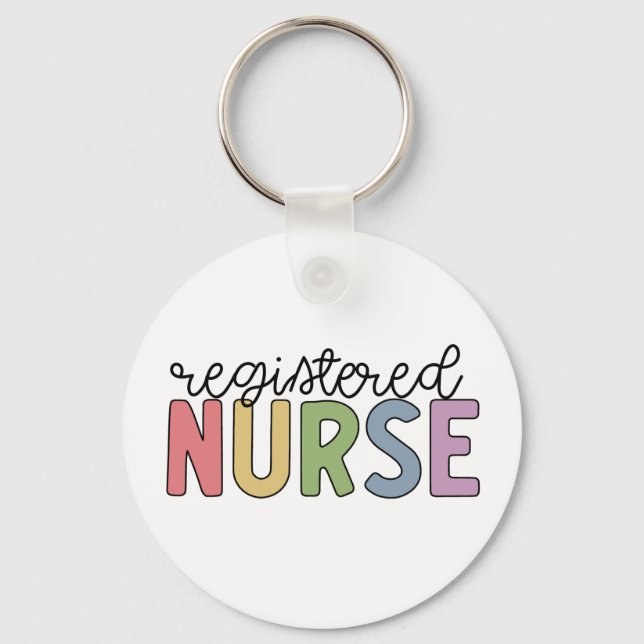 Chaveiro Graduação de Enfermeiro RN Registrada (Frente)