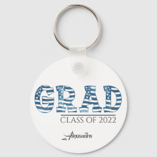 Chaveiro Graduação de Texto Personalizado do Sinalizador Na